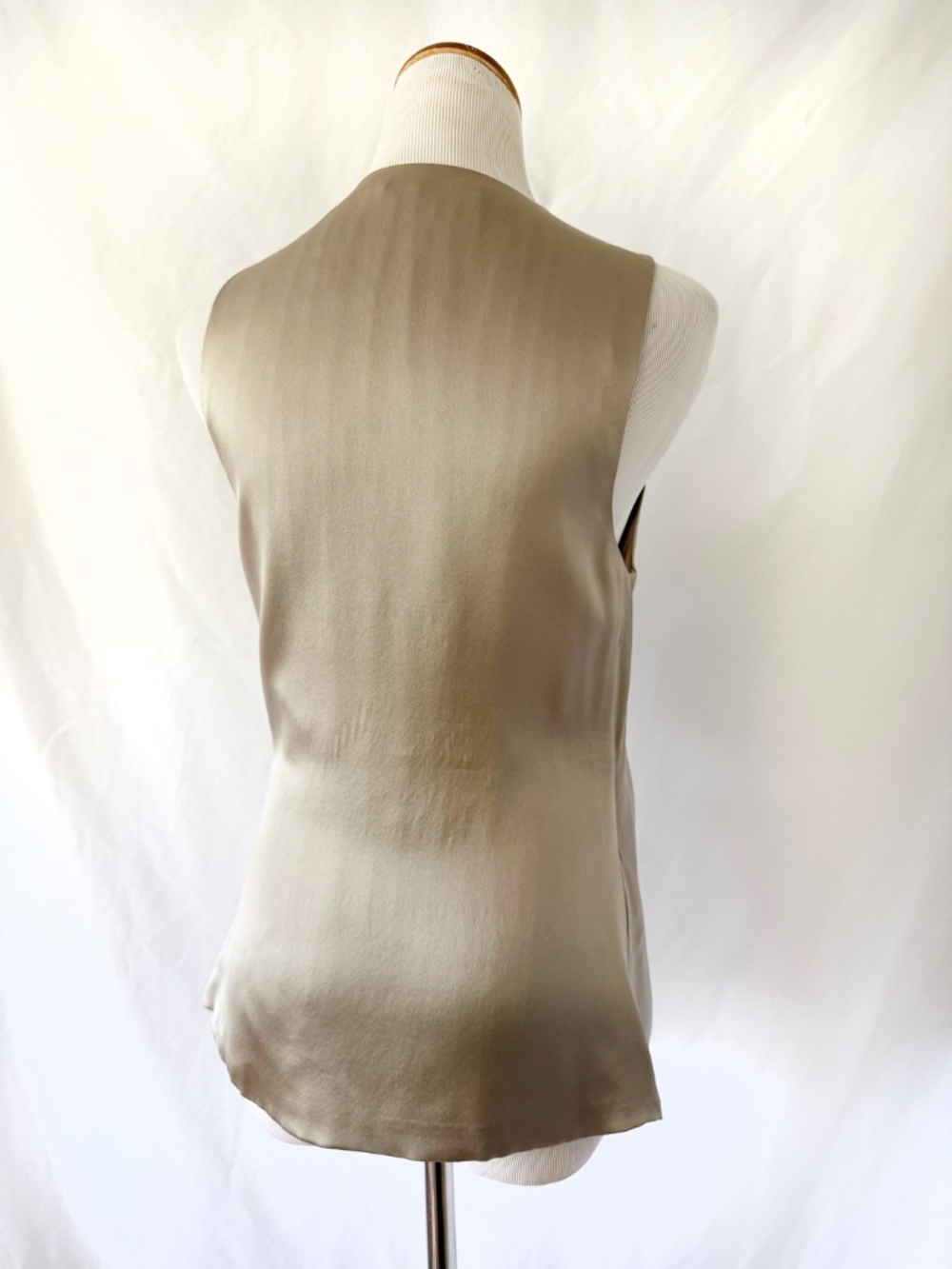 Ralph Lauren Collection Silk V-Neck Top - Picture 3 of 5